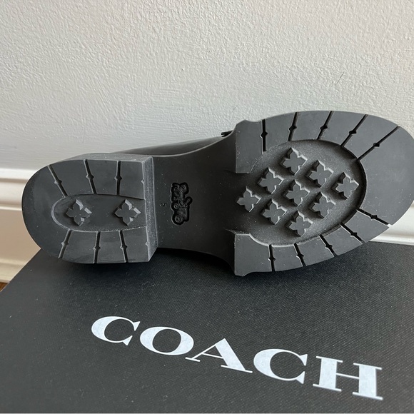 Coach Leah Black Patent Leather Loafers - Picture 4 of 8